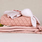 Doudou conejito para bebe Lirios Rosas Doudou conejito para bebe Bapum Kids