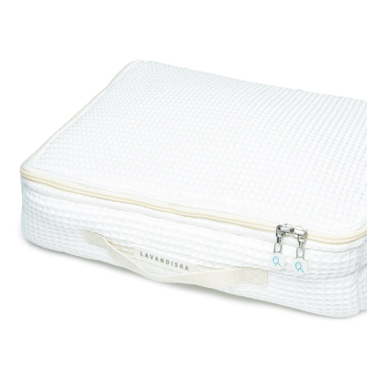 Maleta de maternidad Bapum Kids Maleta de maternidad para Hospital Waffle Crudo