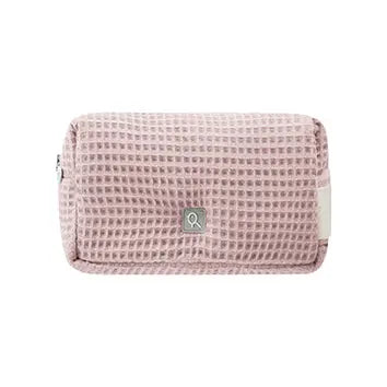 Neceser del bebe Bapum Kids Neceser del bebe Waffle rosa para Pañales