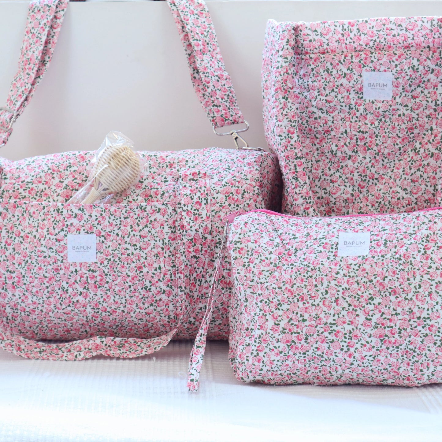 Set Bolso maternidad hospital, Neceser y Tote Bag bapumshop