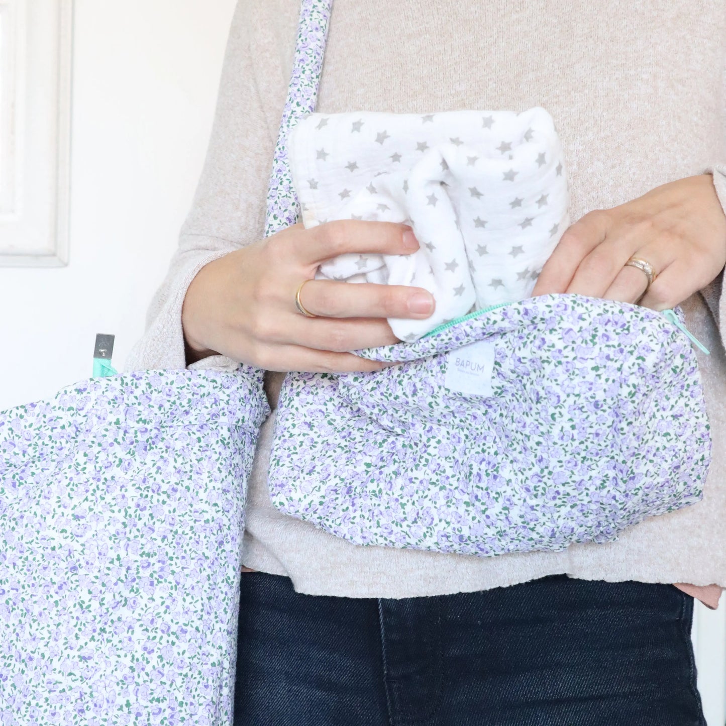 Set Bolso maternidad hospital, Neceser y Tote Bag bapumshop