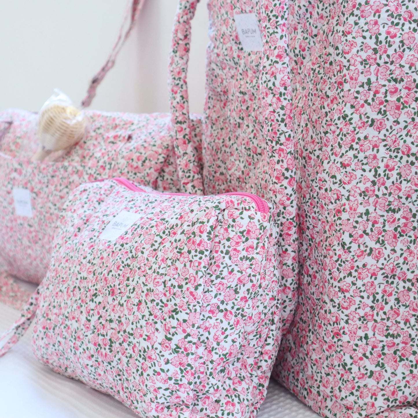 Set Bolso maternidad hospital, Neceser y Tote Bag bapumshop